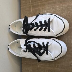 Torrid White Quilted Sneakers
